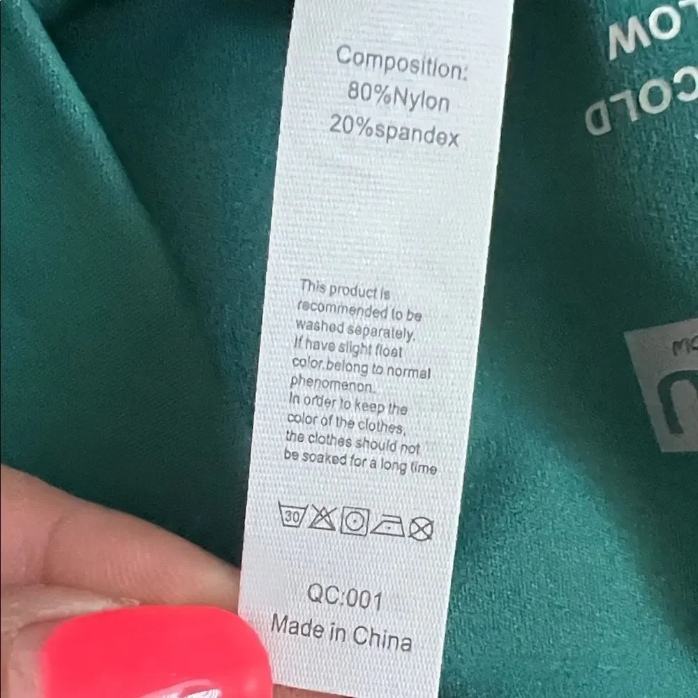 Like New! Nalu 'Go With The Flow' Women's Leggings - Teal- Size L